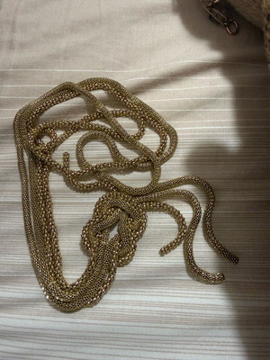 Giordani long necklace and bracelet like new