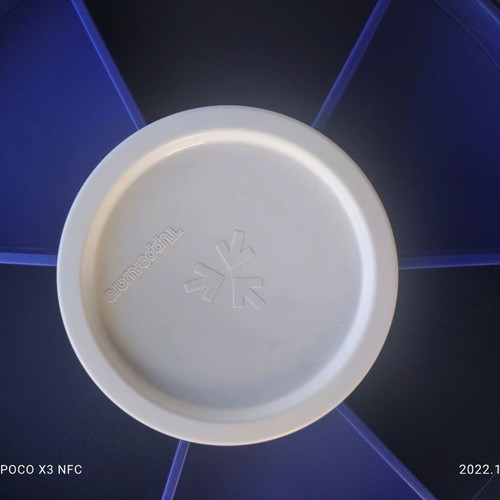 Tupperware platter new with central container for serving