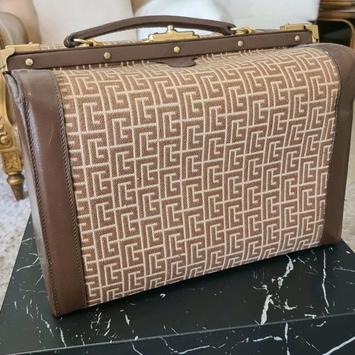 Pierre Balmain vintage suitcase used, collectible travel bag