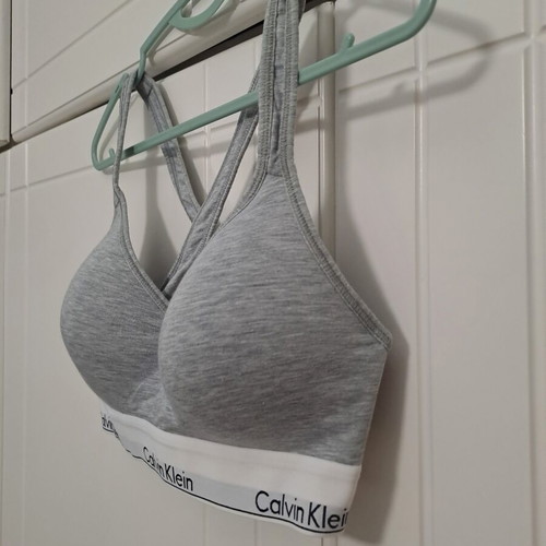 Calvin Klein Authentic Grey Melange Bralette like new
