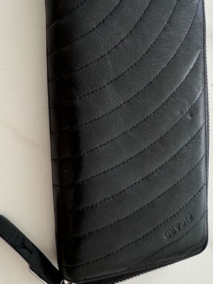 Picard leather wallet like new, black