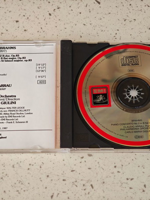 Brahms Piano Concerto No. 2 CD, classical