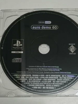 Euro Demo 60 PS1 δίσκος σαν καινούργιο