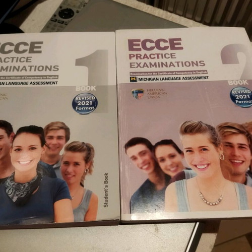 ECCE Practice Examinations 1-2 used English books