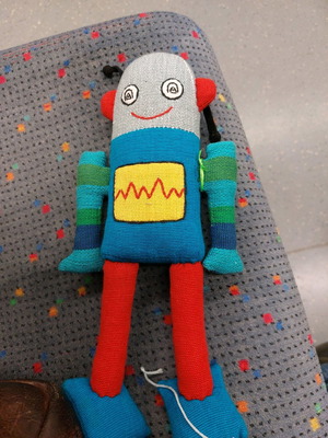 Fabric robot Barefoot in excellent condition