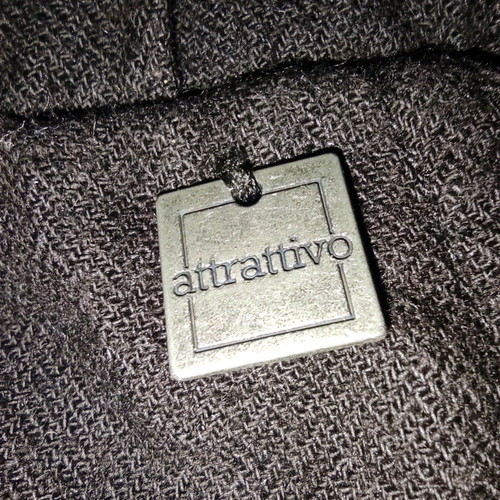 Attrattivo shorts used, brown linen and cotton, size XS