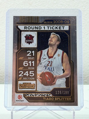 Tiago Splitter Panini Euroleague Contenders 2025-26 Round 1 Ticket like new