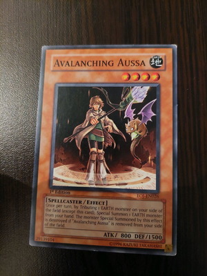 Yu-Gi-Oh Avalanching Aussa κάρτα