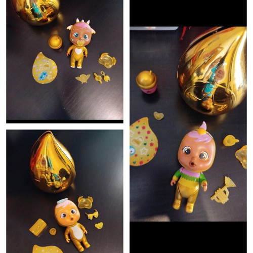 Crybabies golden collection set of 3 dolls like new