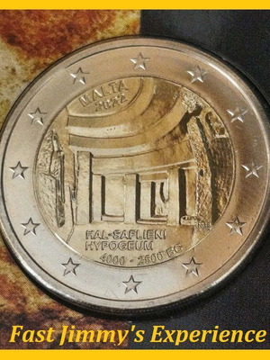 2 Euro Coin Card 2022 Malta Hal Saflieni Hypogeum Brilliant Uncirculated
