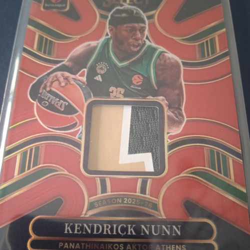 Kendrick Nunn Panini Select Euroleague patch /75