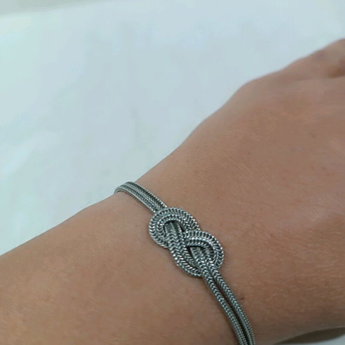 Silver 925 Byzantine bracelets new, set of two pieces
