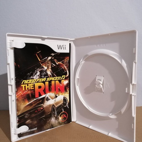 Need for Speed The Run empty case with cover and manual for Nintendo Wii