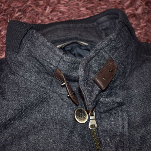 Hugo Boss wool coat size 58 used, gray