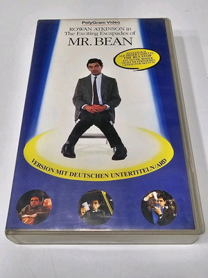 Mr. Bean video cassette used, German language, comedy