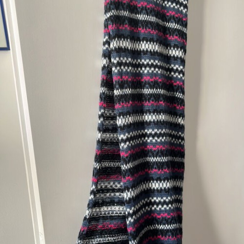 Pink Woman scarf like new, multicolor