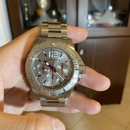 Longines Hydro Conquest 48mm L3.665.4 watch, grey