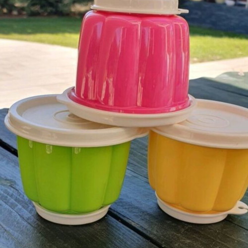 Tupperware jelly bowl set 3 pieces new