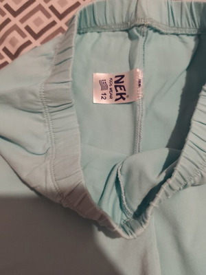 Nek Kids Wear Capri pants for girls, turquoise, age 12