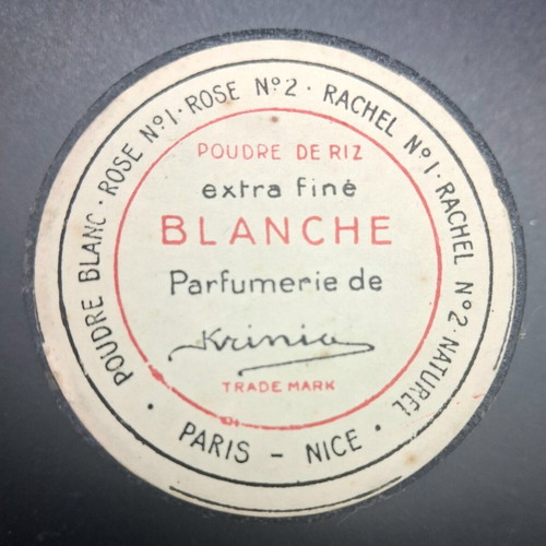 Vintage Bella de Nice Poudre de Riz powder box used, full