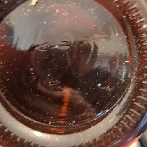 Glass pharmacy bottle 500ml used