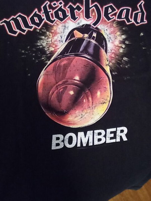 Motorhead Bomber T-shirt used, Fruit of the Loom, black, size L