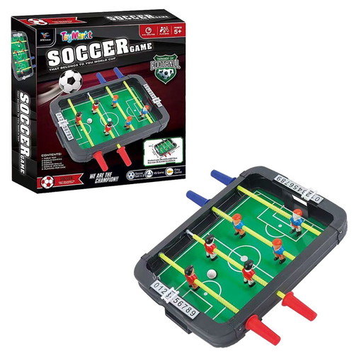 Mini foosball with handles 28x26x5cm new