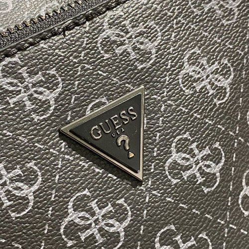 Guess Monogram Crossbody Bag, Limited Edition, dark grey