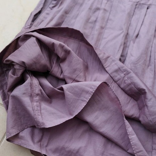 H&M summer dress used, purple lilac, cotton lining, size L