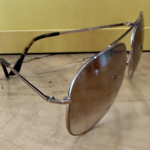 BSB Aviator sunglasses, brown gradient light mirror lenses