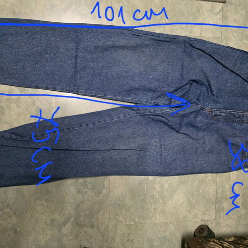 Genesis retro jeans like new, blue, high waist