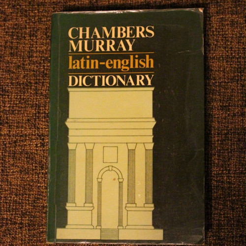 Chambers Murray Latin-English Dictionary used