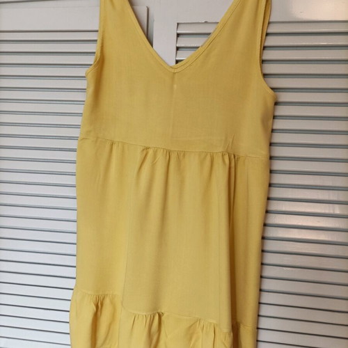 Yellow summer dress Anne Klein used, size M-L