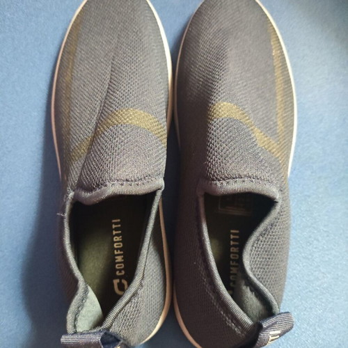 Comfortti slip-on sneakers new, blue, size 43
