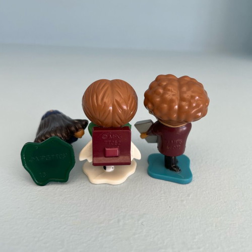 Kinder funny students figures 2007 used, set of 3