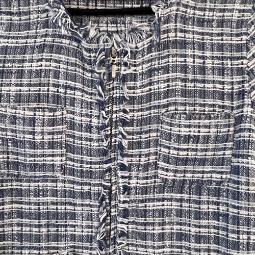 Line of Oslo cotton tweed bouclé jacket