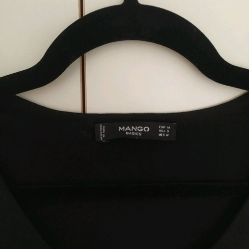 Mango blouse No M like new, black