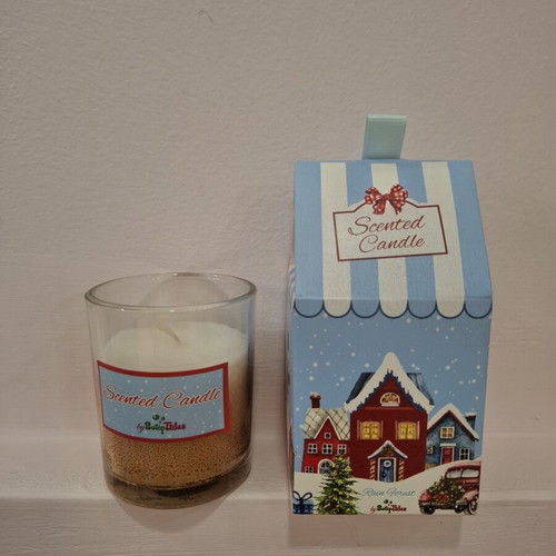 Christmas scented candle Rain Forest, like new