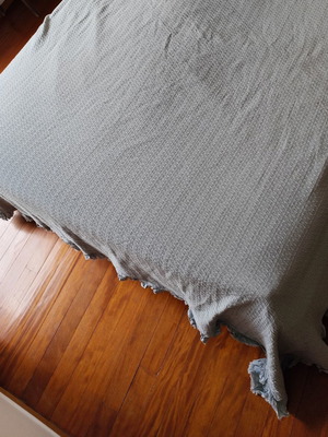 Cocomat mattress used, two parts 1.60x2.00 with topper