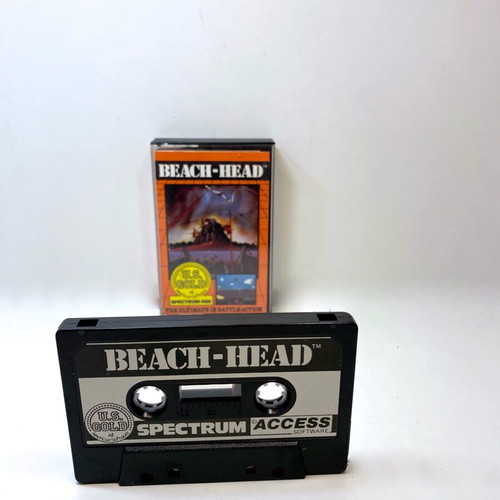 Beach Head tape cassette for Spectrum ZX used, complete in box