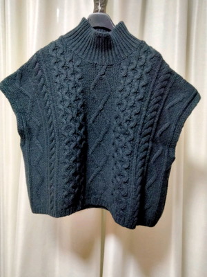 Marc O' Polo sleeveless sweater used, black, size S