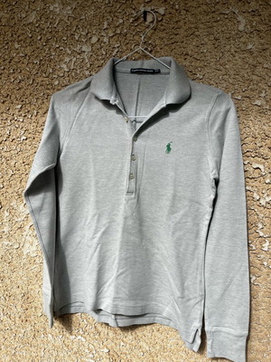 Ralph Lauren sport polo shirt used, gray, size S