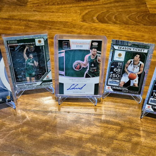 Sports Cards Euroleague Panini Panathinaikos new, lot of 5