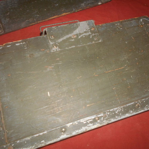 Wooden British Army WWII 1945 Ammo Box used