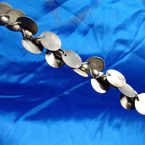 Ethnic Bohemian Style Bracelet and Earrings Set like new, silver