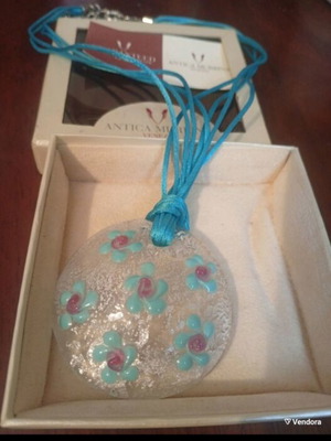 Antica Murrina Venezia Handmade Murano Glass Necklace new
