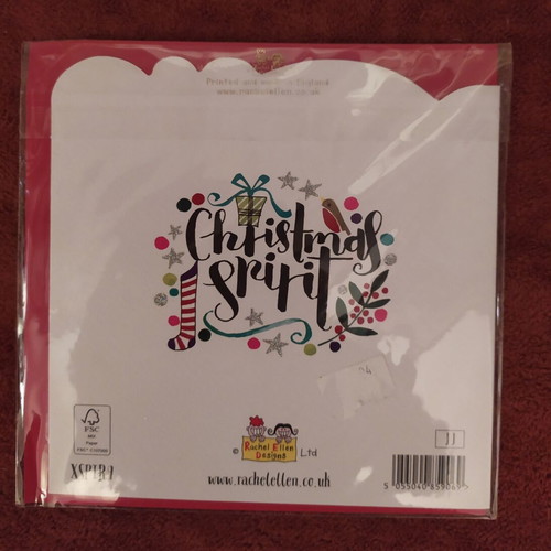 Rachel Ellen Christmas greeting card new, 15 x 15 cm