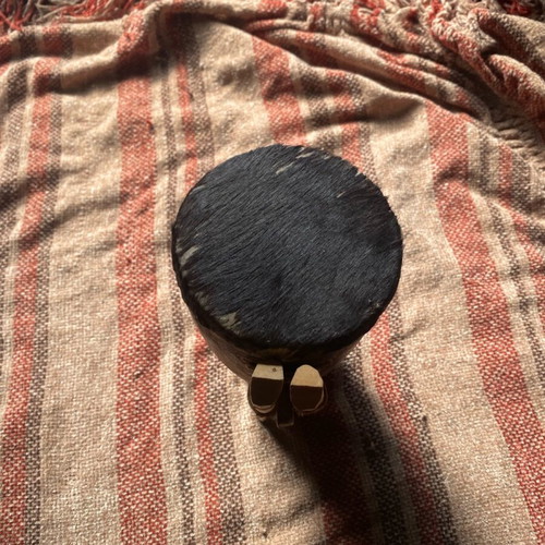 African musical instrument new with animal skin
