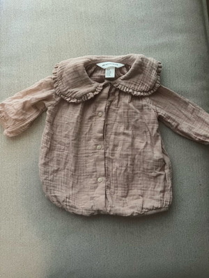 H&M cotton romper 4-6 months like new