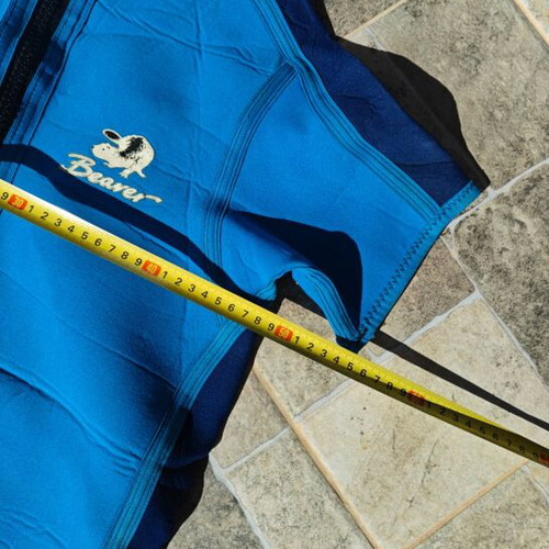 Beaver zip up wetsuit used for diving and swimming